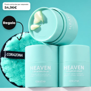 CORAZONA - Pack of 3 Heaven Makeup Remover Balms with Reusable Gift Disc for Vegan and Cruelty-Free Facial Cleansing