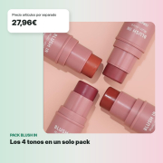 CORAZONA Multi-stick Blush Pack - 4 Shades Berry Wine Sweet Peach Honey Rose Marsala Sunset Cruelty Free Vegan