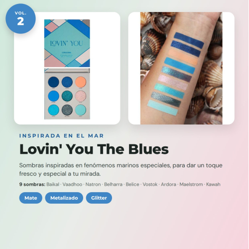 CORAZONA Total Lovin' You Eyeshadow Palette Pack 4 Vegan and Cruelty-Free Palettes with 9 Shades Each in Matte, Metallic, and Glitter Tones