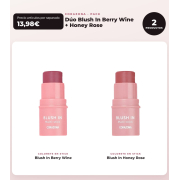 CORAZONA - Duo Pack Blushes Blush In Berry Wine + Honey Rose