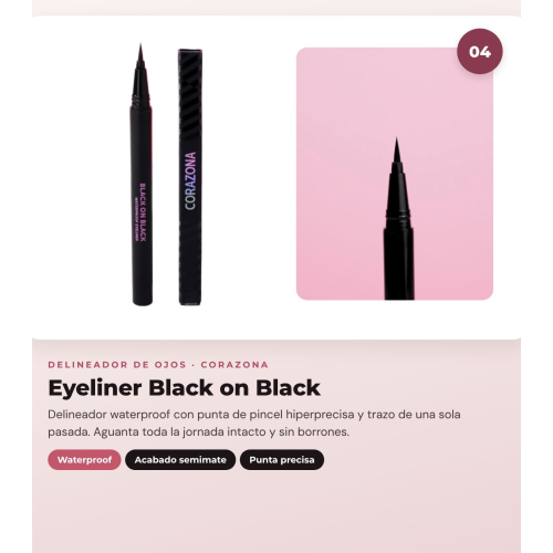 CORAZONA - Complete Look Pack Livin' by Ratolina - Eyeshadow Palette + 2 Brushes + Eyeliner + Lip Liner