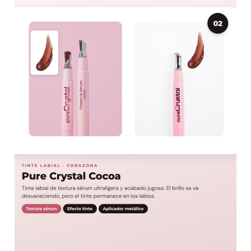 CORAZONA - Trio Lip Pack with The Limit Cinnamon Roll, Pure Crystal Cocoa and Gloss Up Icy Kiss