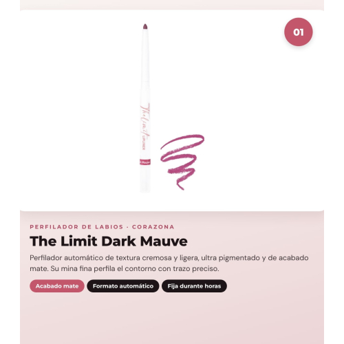 CORAZONA - Trio Lip Pack with The Limit Dark Mauve, Pure Crystal True Mauve and Gloss Up Icy Kiss