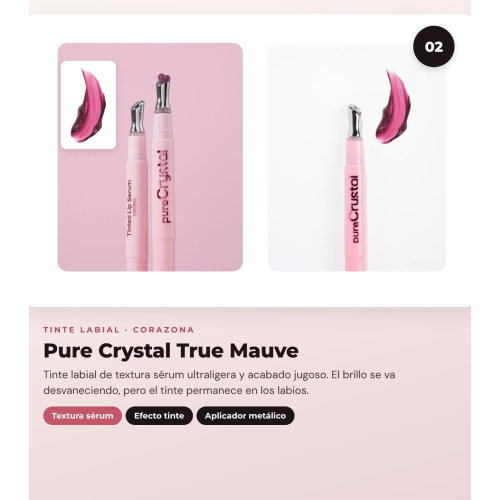 CORAZONA - Trio Lip Pack with The Limit Dark Mauve, Pure Crystal True Mauve and Gloss Up Icy Kiss