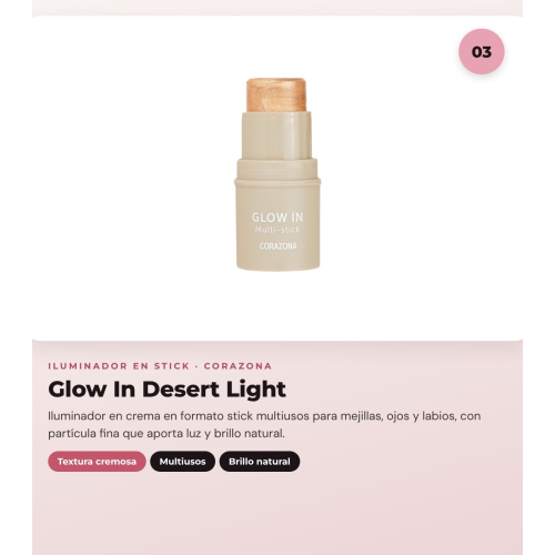 CORAZONA - Trio Pack Cheeks Blush In - Berry Wine + Bronze In - Maui + Glow In - Desert Light
