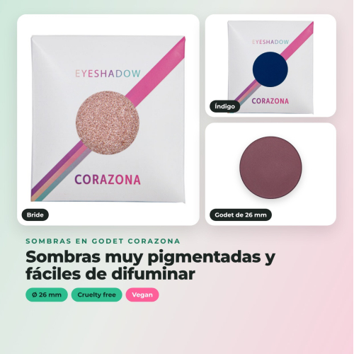 CORAZONA - Custom eyeshadow palette Monica Vizuete