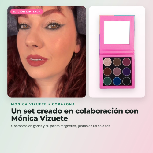 CORAZONA - Custom eyeshadow palette Monica Vizuete