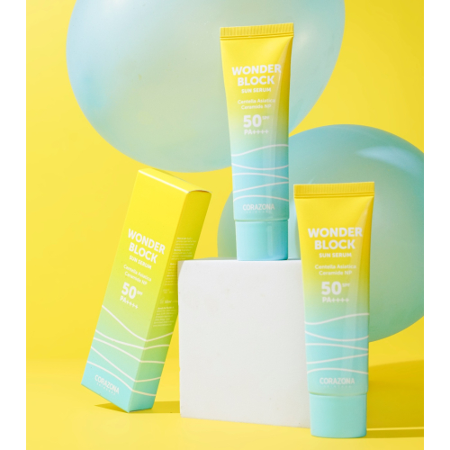 CORAZONA Skincare - Serum sunscreen Spf 50 PA++++ Wonder Block