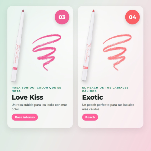 CORAZONA The Limit Full Set | 8 Ultra-Pigmented Lip Liners with Creamy Texture and Matte Finish Cruelty Free Vegan