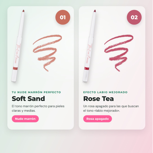 CORAZONA The Limit Full Set | 8 Ultra-Pigmented Lip Liners with Creamy Texture and Matte Finish Cruelty Free Vegan
