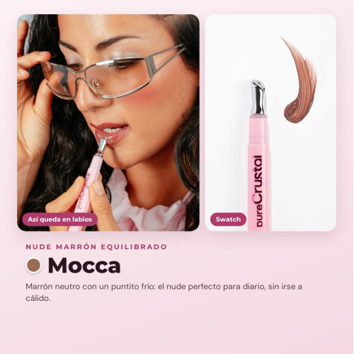 CORAZONA - Lip serum Pure Crystal - Mocca