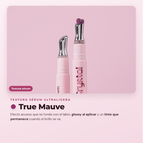 CORAZONA - Lip serum Pure Crystal - True Mauve