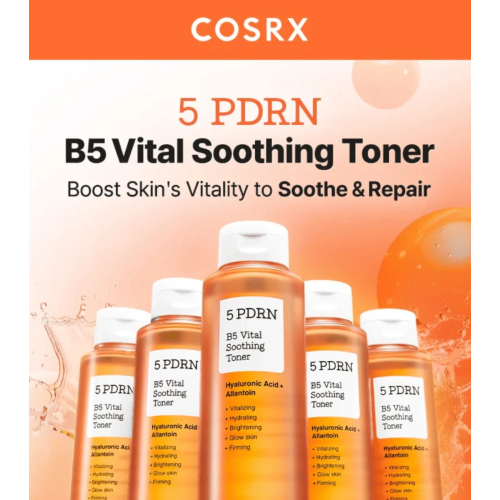 COSRX - *5 PDRN* - Tónico facial reparador B5 Vital Soothing