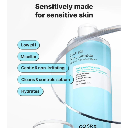 COSRX - Micellar Cleansing Water with Niacinamide Low PH