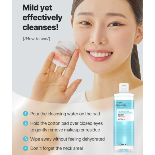 COSRX - Micellar Cleansing Water with Niacinamide Low PH