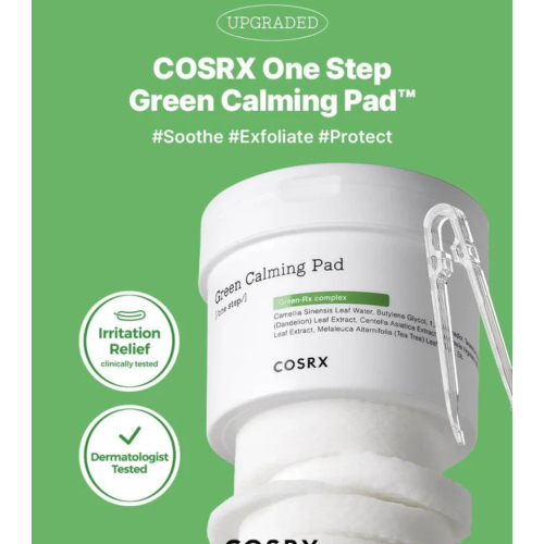 COSRX - Green Calming Facial Toner in pads format