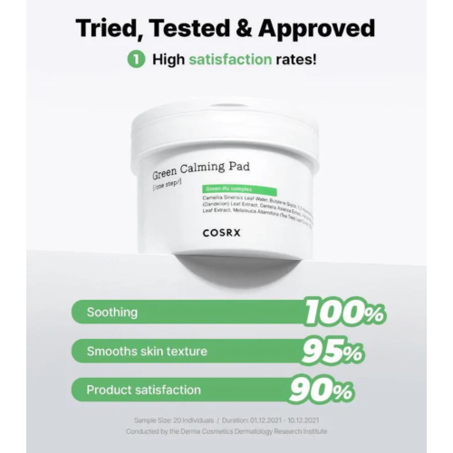COSRX - Green Calming Facial Toner in pads format