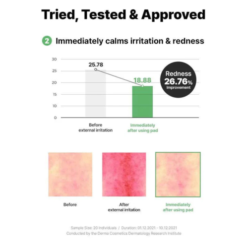 COSRX - Green Calming Facial Toner in pads format