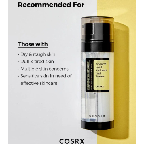 COSRX - Brightening Essence Advanced Snail Radiance Dual Essence