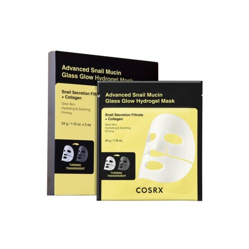 COSRX - Pack of 3 facial masks Advanced Snail Mucin Glass Glow