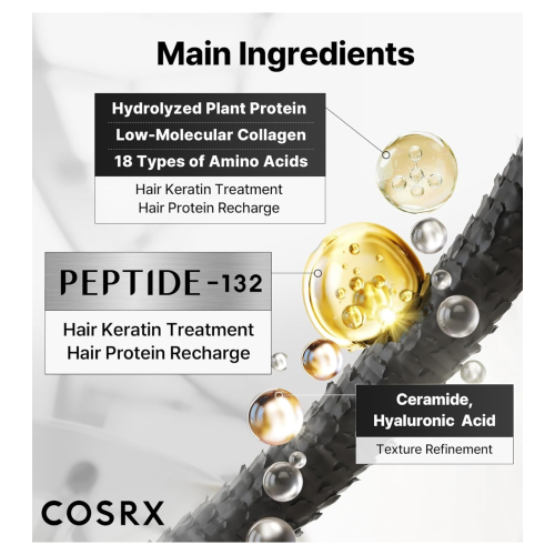 COSRX - *Peptide-132* - Repair Treatment Ultra Perfect Hair Bonding