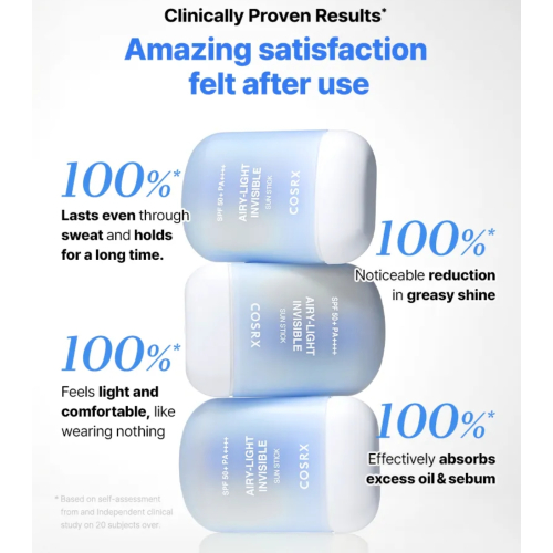 COSRX - Facial sunscreen stick Airy-Light Invisible SPF50 PA++++