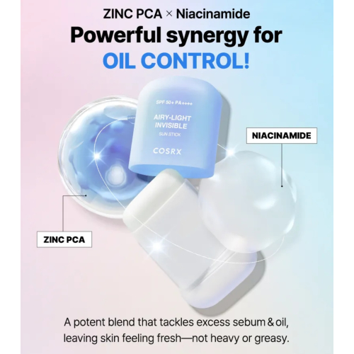 COSRX - Facial sunscreen stick Airy-Light Invisible SPF50 PA++++