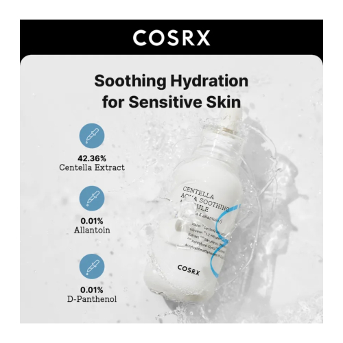 COSRX - Facial Serum Hydrium Centella Aqua Soothing Ampoule