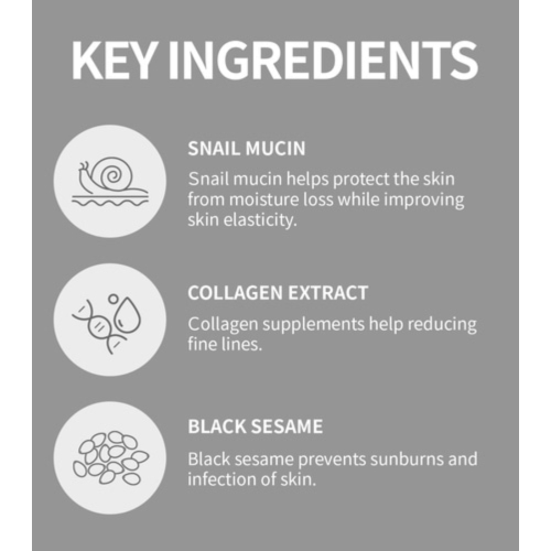 COXIR - Moisturizing emulsion Black Snail Collagen