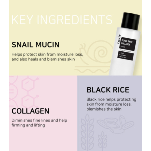 COXIR - Tonic Black Snail Collagen