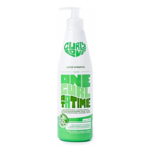 Curly Love - Detox Shampoo - Apple Vinegar, Cucumber and Green Tea 450ml