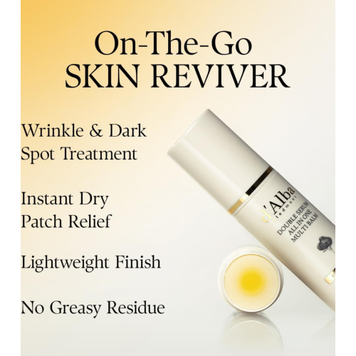 D'Alba - Multi-purpose facial balm Double Serum All In One