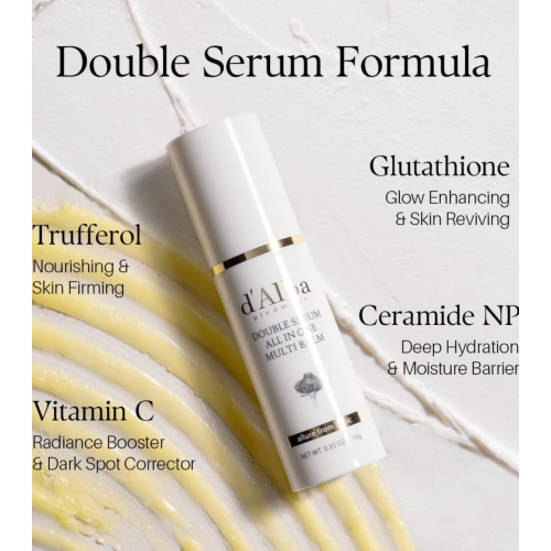 D'Alba - Multi-purpose facial balm Double Serum All In One