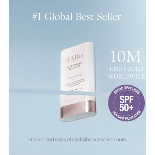D'Alba - Facial sunscreen stick Air Fit Fresh SPF50+ PA++++
