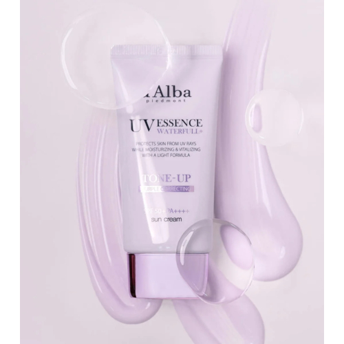 D'Alba - Facial sunscreen Tone-Up SPF50+ PA++++ - Purple Correcting