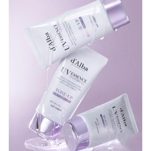 D'Alba - Facial sunscreen Tone-Up SPF50+ PA++++ - Purple Correcting