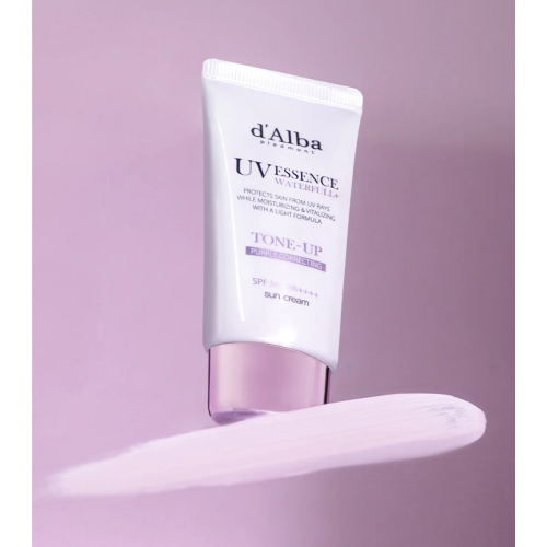 D'Alba - Facial sunscreen Tone-Up SPF50+ PA++++ - Purple Correcting
