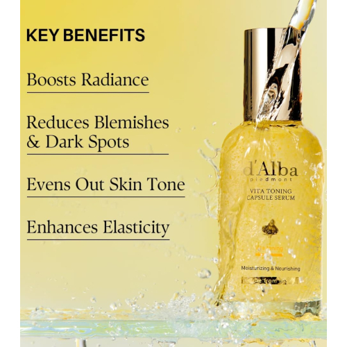 D'Alba - Illuminating facial serum Vita Toning Capsule