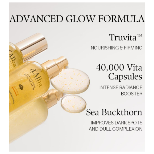 D'Alba - Illuminating facial serum Vita Toning Capsule