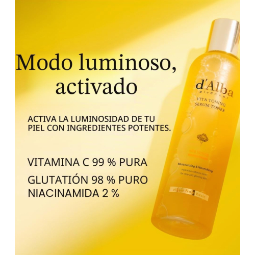 D'Alba - Illuminating Facial Tonic-Serum Vita Toning