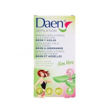 Daen - Depilatory Cold Wax Face Strips For bikini and underarms - Aloe Vera