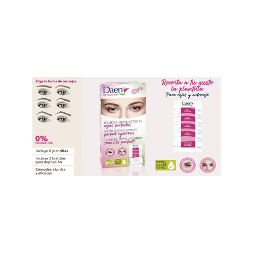 Daen - Depilatory strips for perfect eyebrows