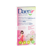 Daen - Body hair removal cold wax strips - Rosehip
