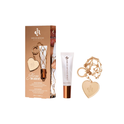 Danessa Myricks Beauty - Lip gloss with charm Gloss on Lock Kit