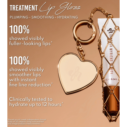 Danessa Myricks Beauty - Lip gloss with charm Gloss on Lock Kit