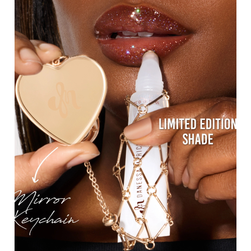 Danessa Myricks Beauty - Lip gloss with charm Gloss on Lock Kit