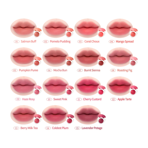 Dasique - Lip and Cheek Balm Souffle Color Pot - 06: Mocha Bun