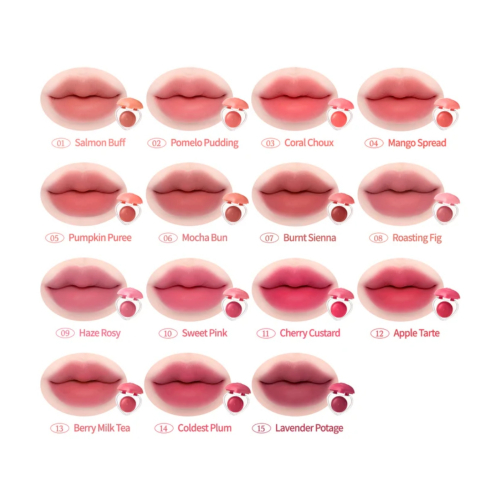 Dasique - Lip and Cheek Balm Souffle Color Pot - 13: Berry Milk Tea