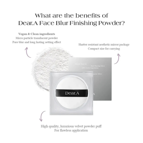 Dear.A - Loose finishing powder Face Blur
