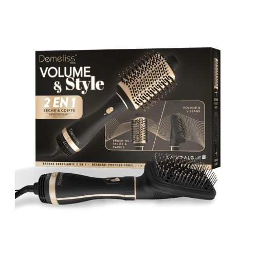 Demeliss - 2 in 1 drying and styling brush Volume & Style